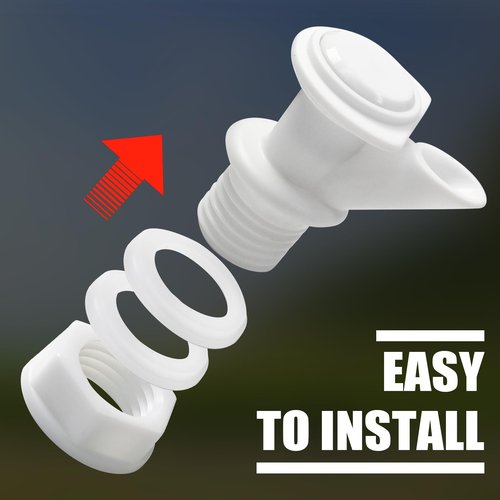 Bonsicoky 3 Pack Push Button Water Spigot - Cooler Spigot Replacement Water Spigot - Plastic Water Jug Spigot Compatible with Igloo 2-10 Gallon Water Coolers - BPA Free