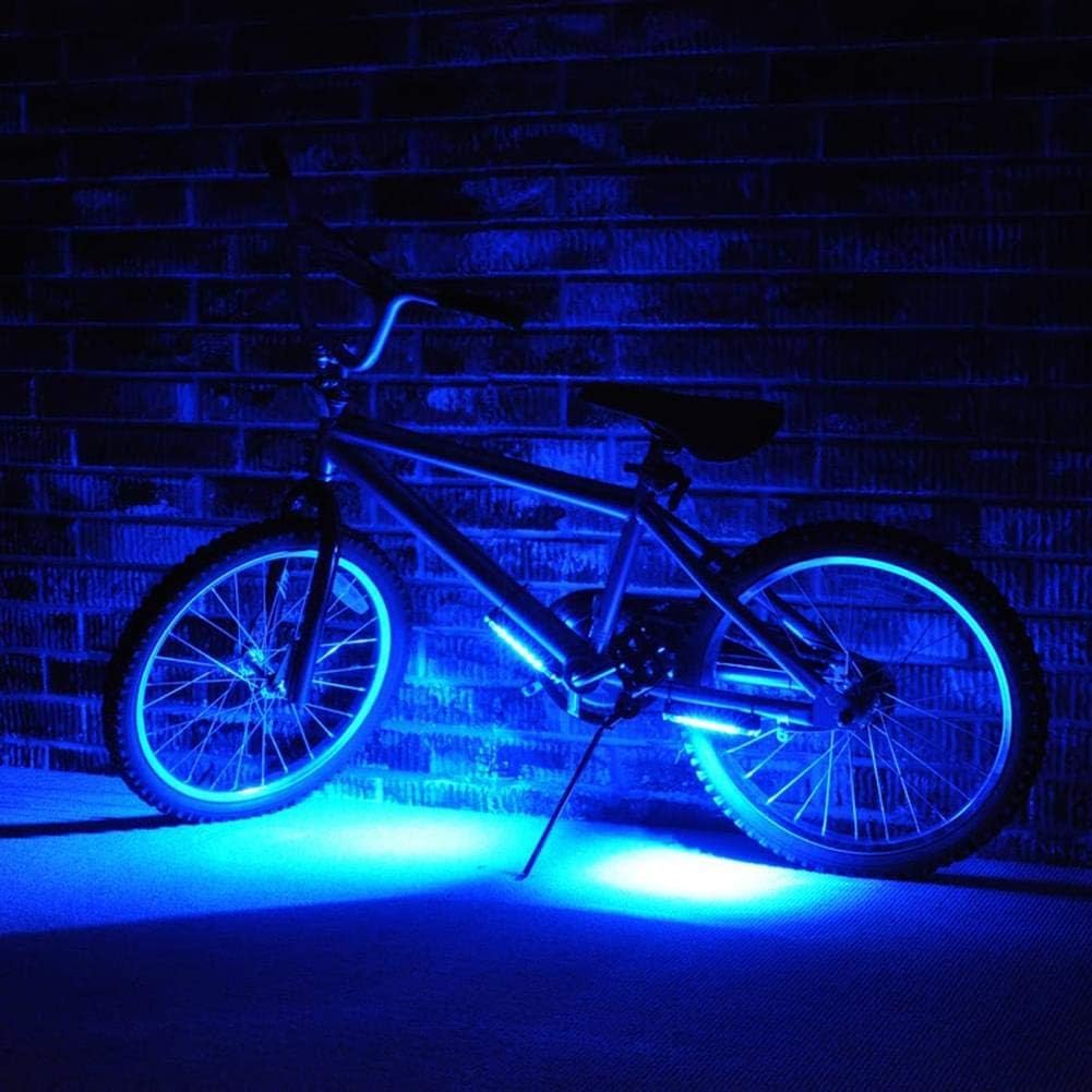 GoBrightz LED Bike Frame Light - Night Riding Underglow Light Bar with 4 Modes - Cool Bicycle Lights for Kids & Adults