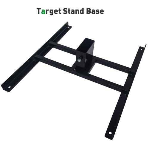 YUEYIN Target Stand Base for AR500 Steel Shooting Targets, Compatible with 2x4 Wooden/Steel Posts, Metals, H-Shape, Black