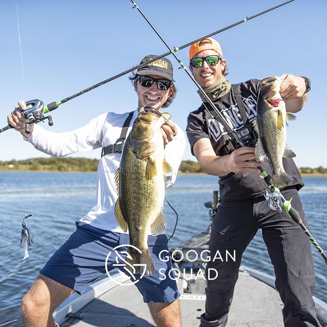 Googan Squad Mondo Kit Green Series – Mystery Tackle Box Bass Fishing Kit with Comprehensive Lures Set for Largemouth and Smallmouth – Bass Lure Includes Banger, Zinger, Juicee Jig & Krackin’ Craw