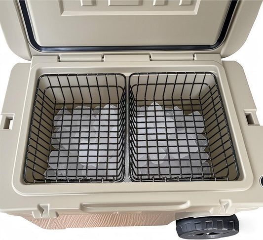 2 Pack Cooler Basket for Yeti Tundra Haul,Stays Food Chilled and Dry, Compatible with Other Cooler Accessories Cooler Locks, Dividers, Ice etc (Tundra Haul 2 Pack)