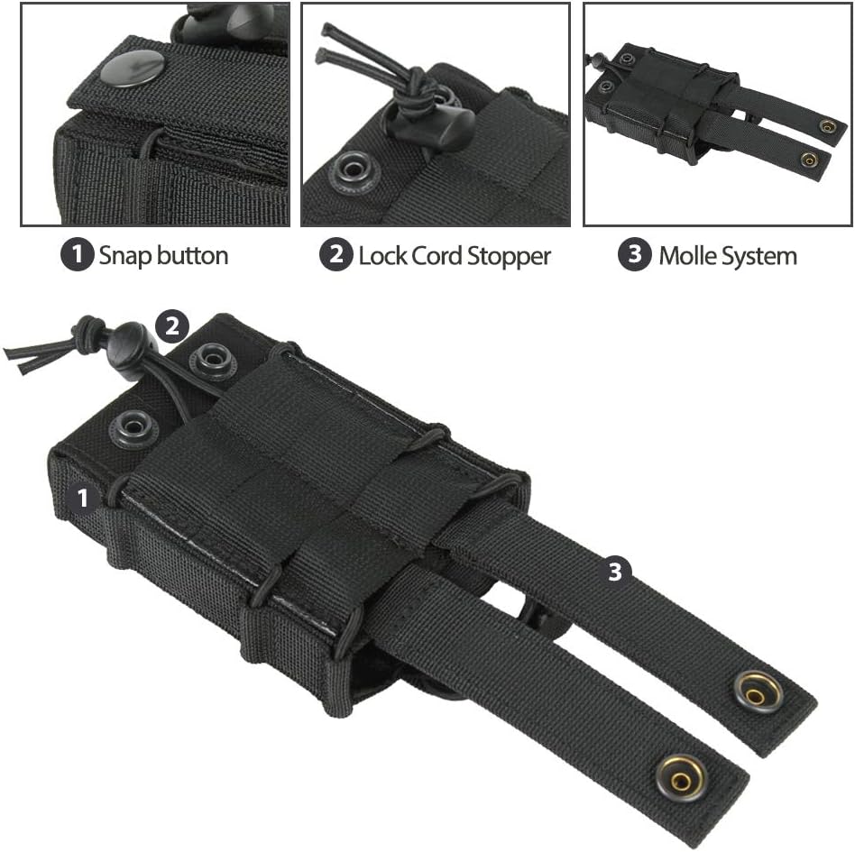 EXCELLENT ELITE SPANKER Tactical Molle Single/Double Open-Top Mag Pouch for M4 M14 M16 AR15 G36 Magazine
