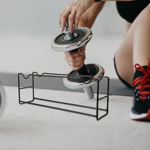 INOOMP Dumbbell Rack Barbell Rack Holder Strength Training Dumbbell Rack Universal Dumbbell Storage Stand/storage Racks Stand Weight Lifting Dumbbell 2In