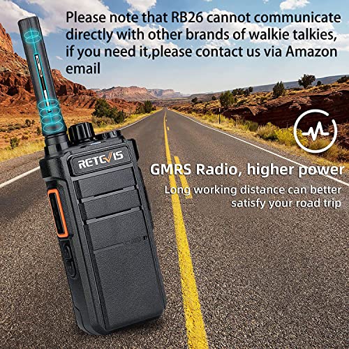 Long Range GMRS Walkie Talkies 2 Pack - Business Two-Way Radio Set