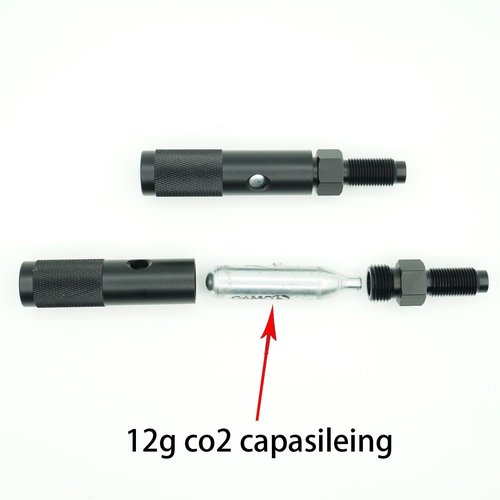 LYHgogo PCP 12g Co2 Carriers Holder Capsule Adapter - Instant of 88g or 90g Co2 Carriers Quick Change MPX/MCX Shooting Adapter