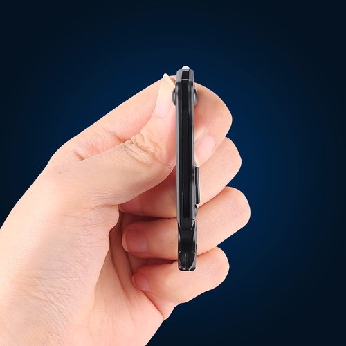 Carabiner Keychain Clip, Titanium Carabiner, Anti-Lost Key Holder and Quick Release Backpack Clasps/Hook Perfect for Home Office Camping