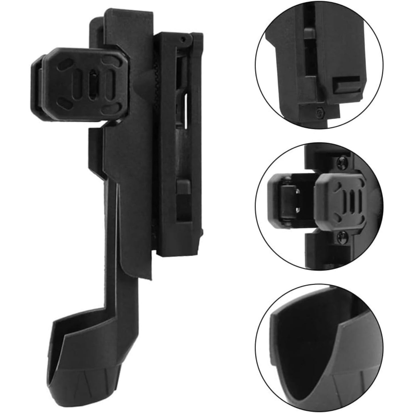 Expandable Baton Holster, 360 Degree Duty Belt Flashlight Holder Telescopic Baton Holder,Tactical Baton Pouch for 21"~ 26" Baton（Diameter 0.98"~ 1.14" ）