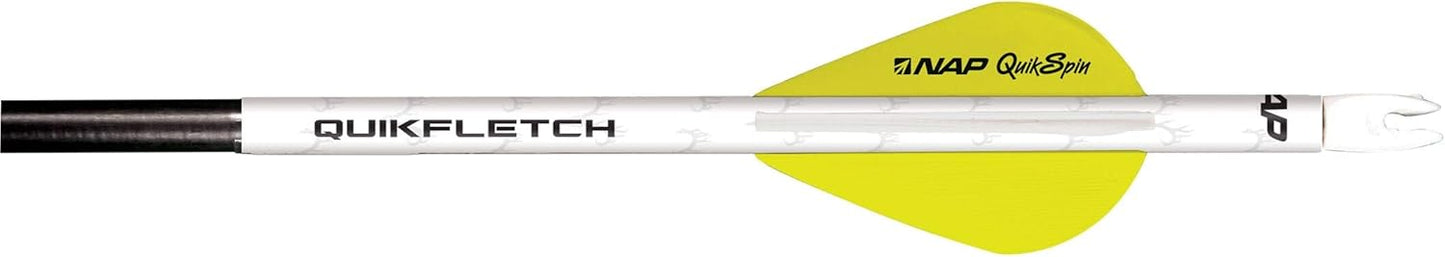 New Archery Products NAP Quikfletch Quikspin Speed Hunter Arrow Fletching System Pack of 6