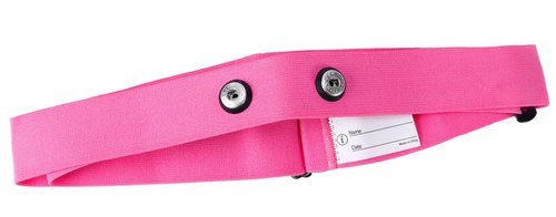 Rich Green Valley Heart Rate Monitor Chest Strap Replacement Belt Compatible with Polar H10 H9 H7 H1 Wahoo Tickr Garmin HRM Black&Pink Small