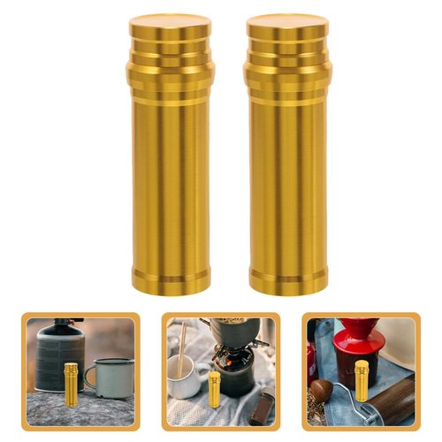 POPETPOP 2pcs Portable Mini Alcohol Burner Lamp Stainless Steel Heating Alcohol Lamp for Outdoor Camping Compact and Lightweight Heater for Science Experiments and Home Use