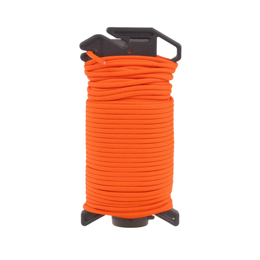 Atwood Rope MFG Ready Rope™ 550 Paracord 100 Feet 7-String Core Nylon Parachute Cord Outside Survival Gear Made in USA | Lanyards, Bracelets, Handle Wraps, Keychain (Neon Orange)