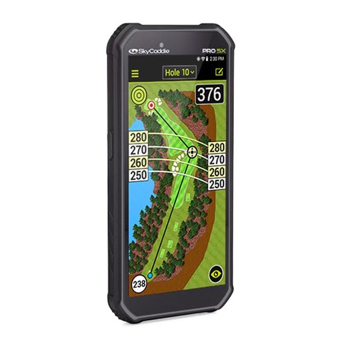 SkyCaddie PRO 5X Handheld Golf GPS - Power Bundle with PlayBetter Portable Charger & Protective Hard Case - TruePoint Precision Positioning Technology - 5.5" Display, 35,000 Maps, Dynamic HoleVue