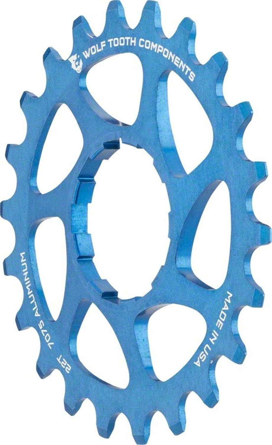 Wolf Tooth Aluminum Single Speed Cog Gold