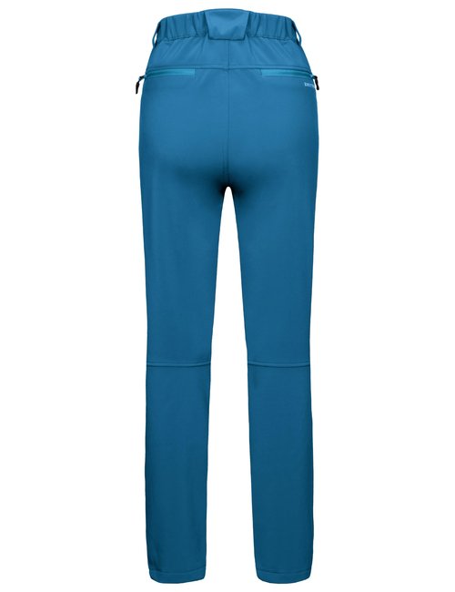 Little Donkey Andy Women's Fleece Lined Hiking Ski Pants, Winter Windproof Snow Pants,Water Repellent Blue/Blue S