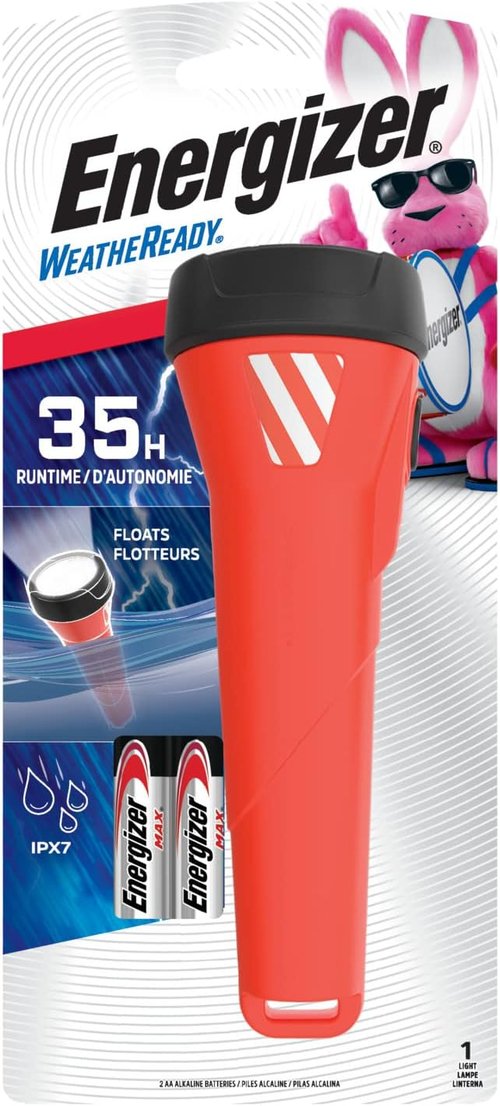 Energizer Waterproof LED AA Flashlight, Weatheready Floating Light