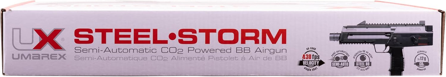 Umarex Steel-Storm .177 Caliber BB Gun Air Pistol, Black