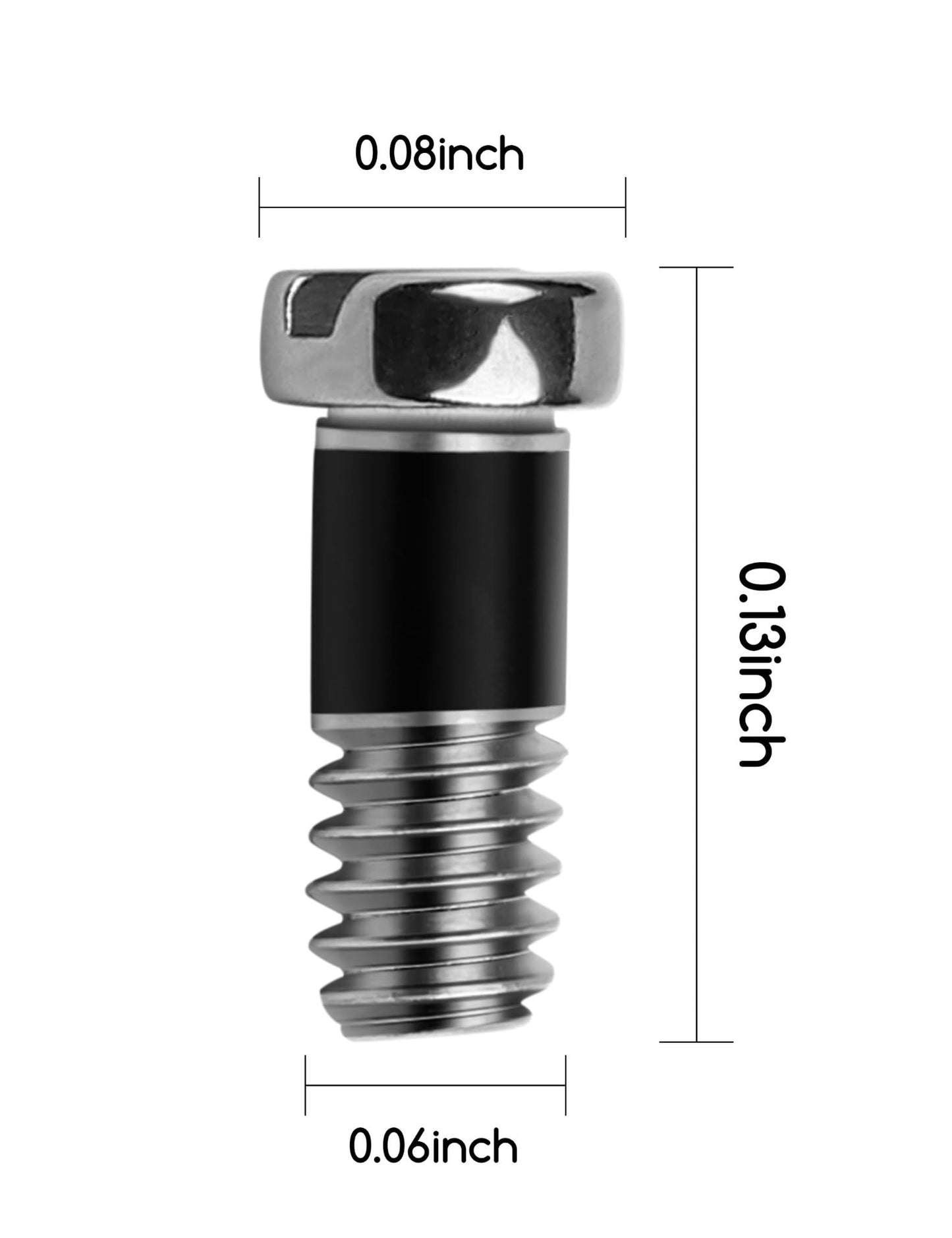 Glintbay 2 Pcs Flat Slotted Screws & 1 Pcs Multifunctional Screwdriver Set for RayBan RB8313/RB8313/RB3483/RB3364/RB3549/RB3569 Sunglasses