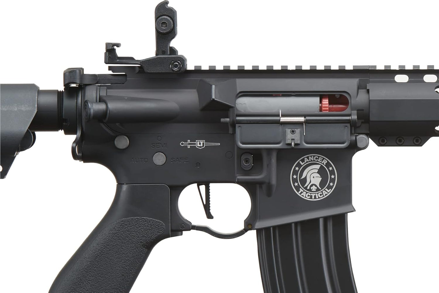 Lancer Tactical Gen 2 LT-19 Airsoft M4 Carbine 10" Electric Full/Semi-Auto Airsoft AEG Rifle, Included 6mm 0.20g BBS, Charger, and Battery
