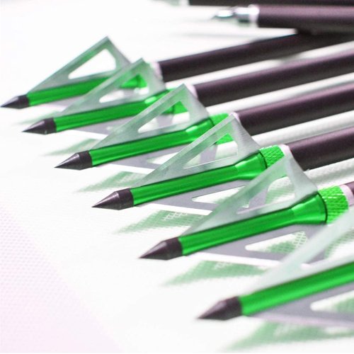 VNAKER 20 Inch Carbon Crossbow Bolts 12 Pack and Hunting Broadheads 6 Pack, Carbon Crossbow Arrows for Hunting and Outdoor Practice