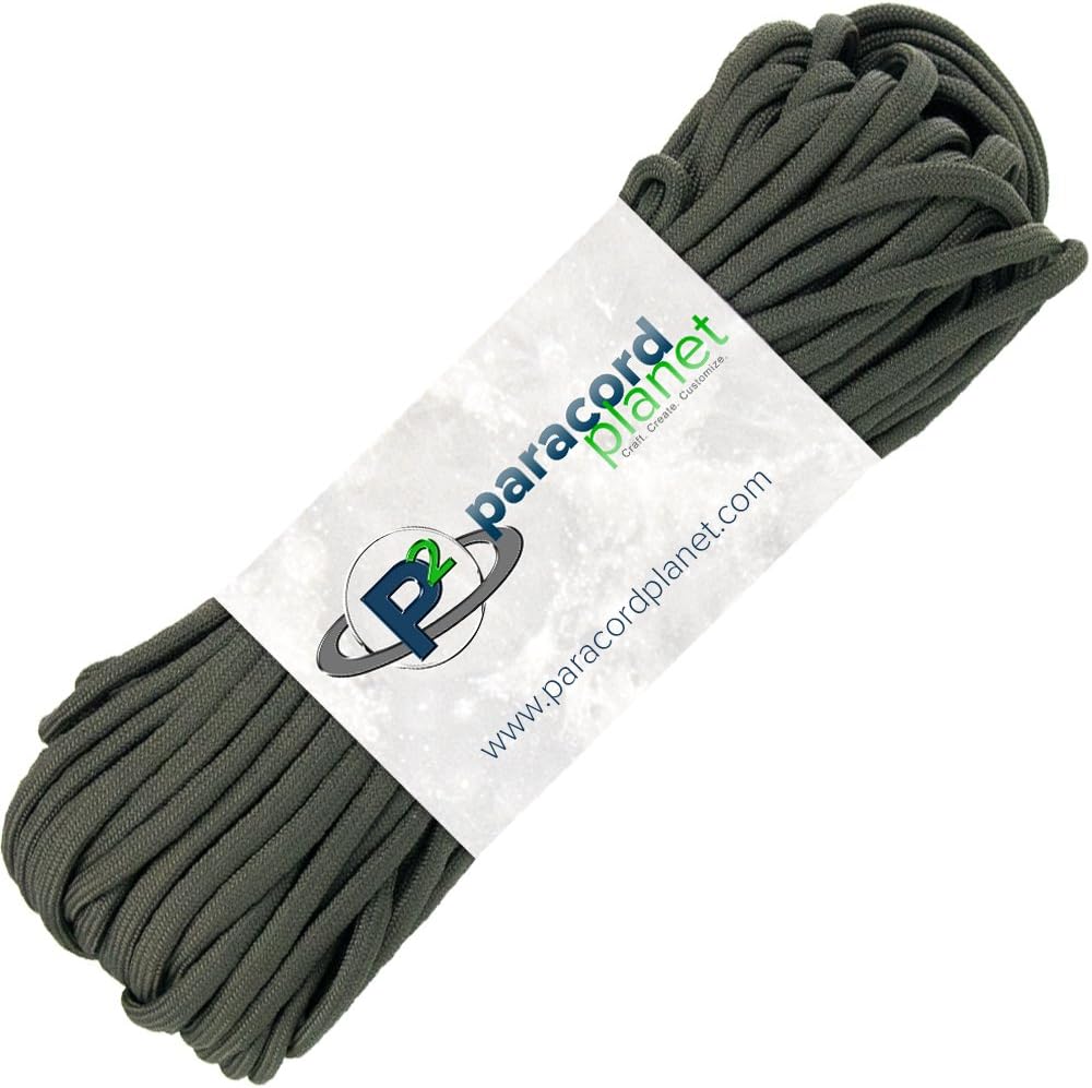 Paracord Planet 850 US Government Certified Paracord 10', 25', 50', 100', 250', 1000' Lengths