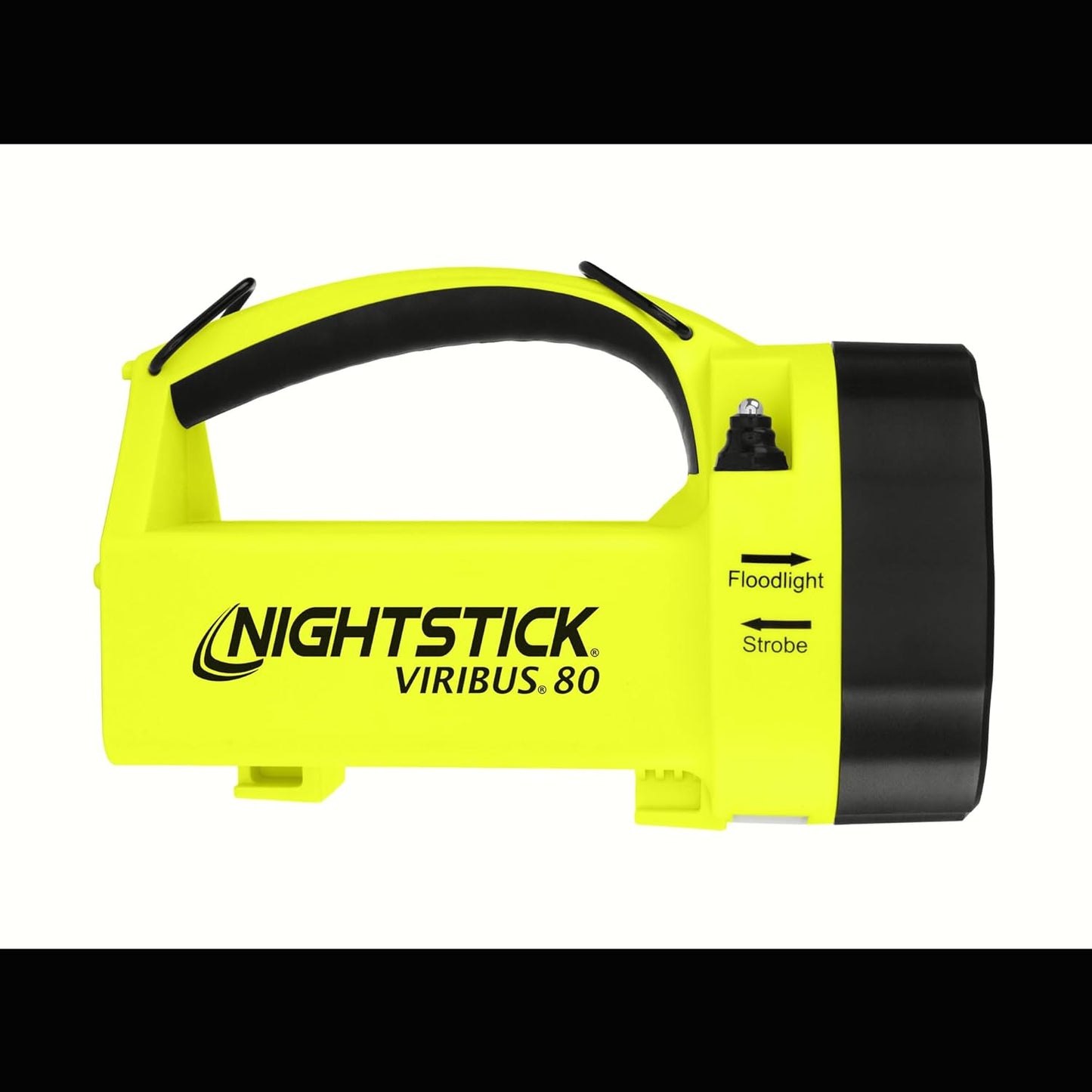 Nightstick XPR-5580G Viribus 80 Intrinsically Safe 300 Lumens Dual-Light Lantern, Flashlight, Floodlight, Strobe Light | Rechargeable Firefighter Industrial Flashlight [Green/Black]