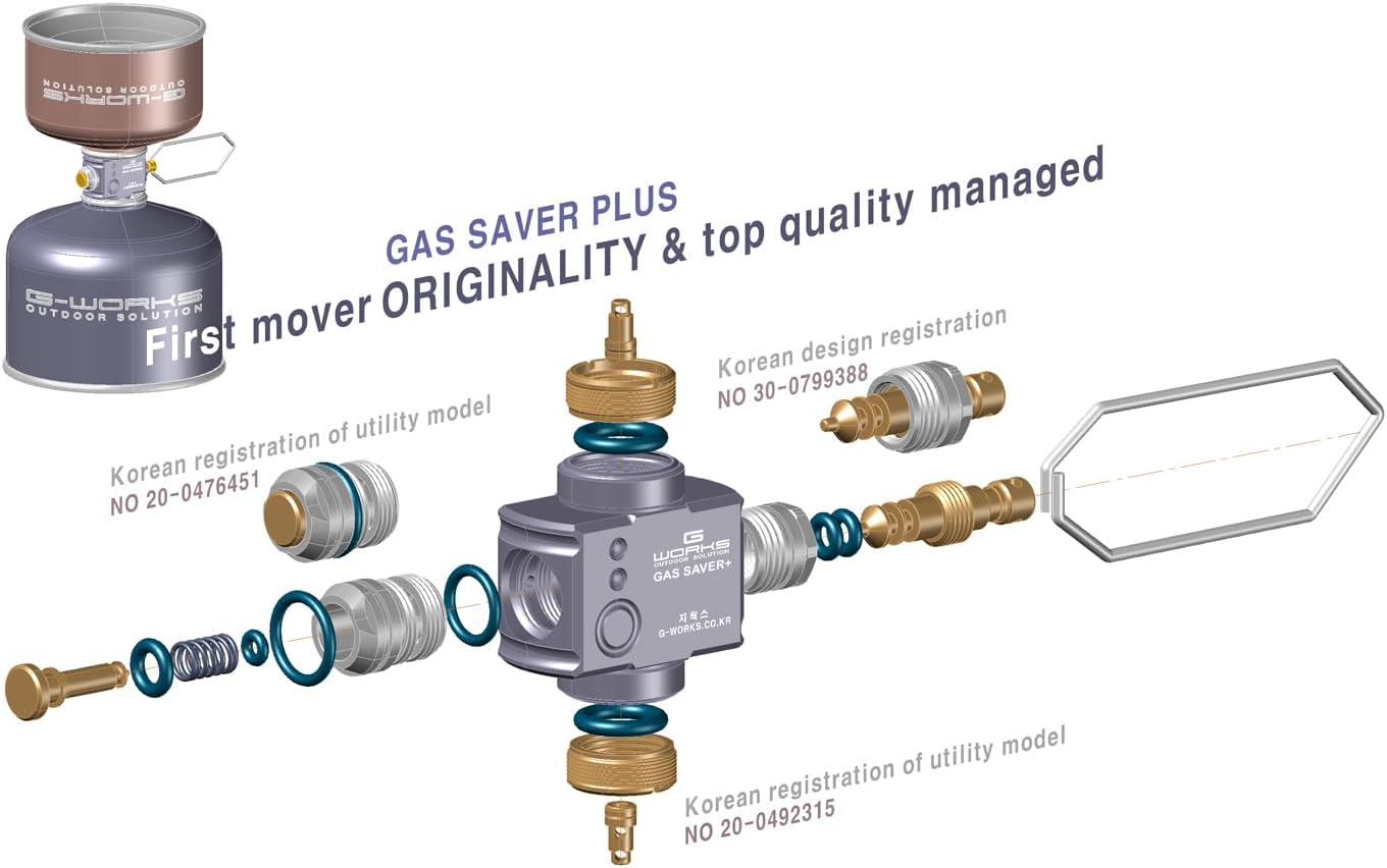 Gas saver plus/Lindal Valve Canister Shifter/Refill Adapter/Air Vent Function
