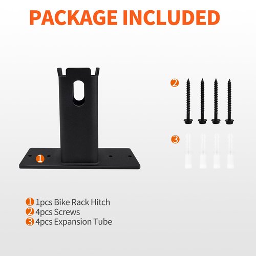 lifgarfe Hitch Wall Mount Bike and Cargo Storage Rack Hitch Up to 200 lbs (2 inch)