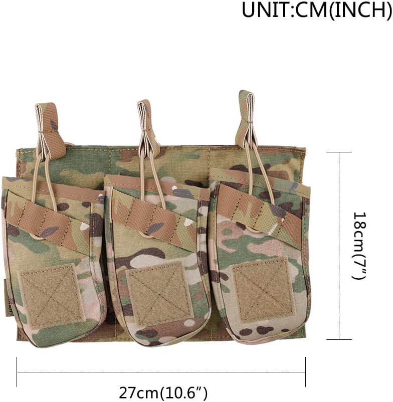 EXCELLENT ELITE SPANKER Single/Double/Triple Open Top Molle Mag Pouch AK Magazine Pouch for AK47 AK74 AR-15 Pmags Magazine