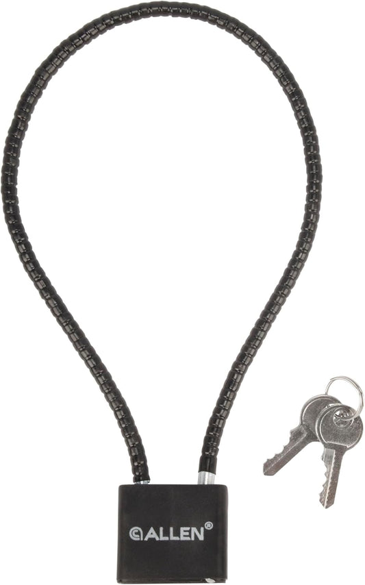 Allen Cable Gun Lock for Shotguns, Rifles & Handguns (2 Keys)