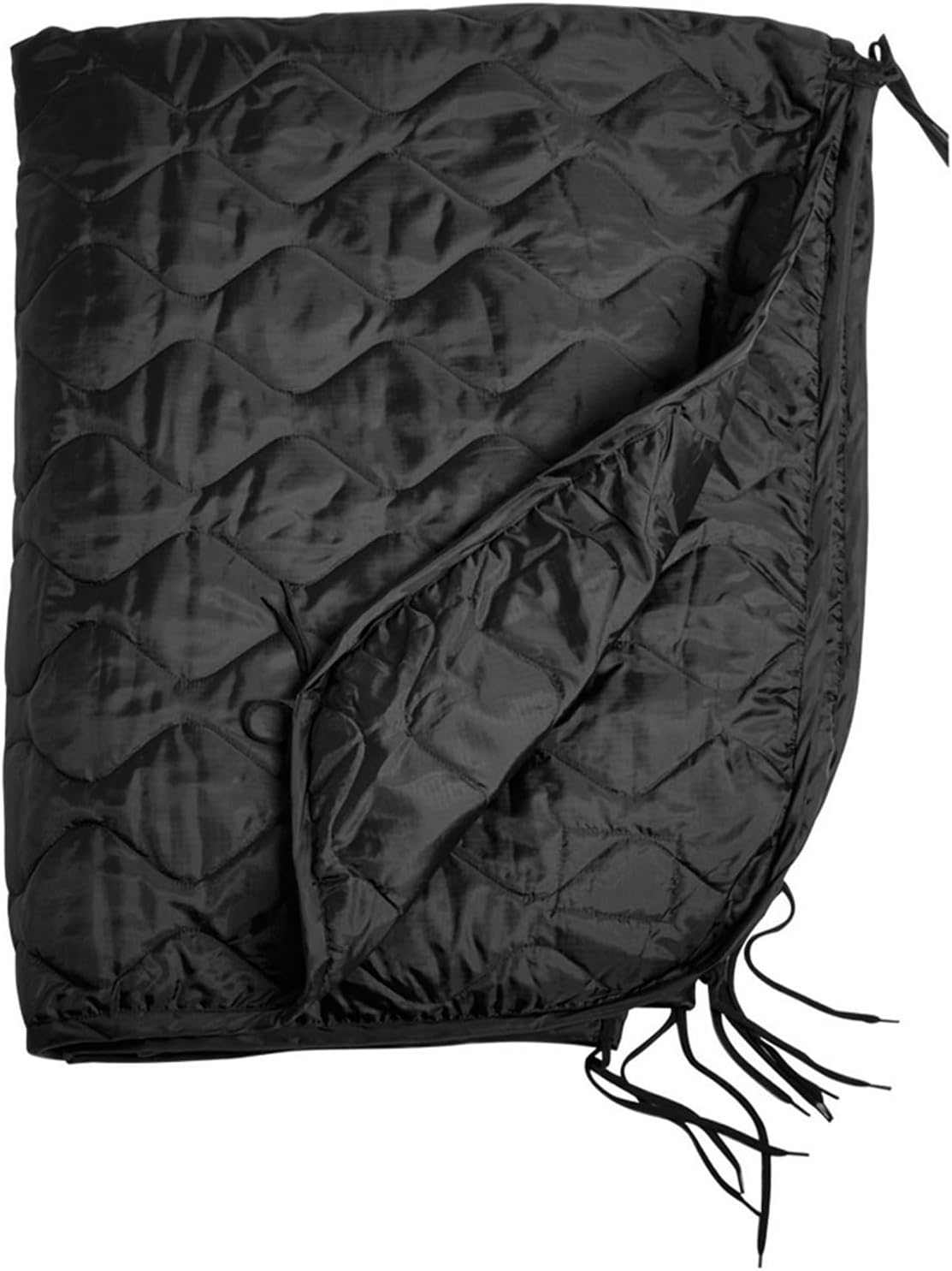 Mil-Tec Ripstop Poncho Liner - Lightweight Portable Durable Polyester Versatile Poncho Liner - Can be Used as Comforter, Blanket, Ground Mat, Sleeping Bag - Carry Bag Included - Flecktarn