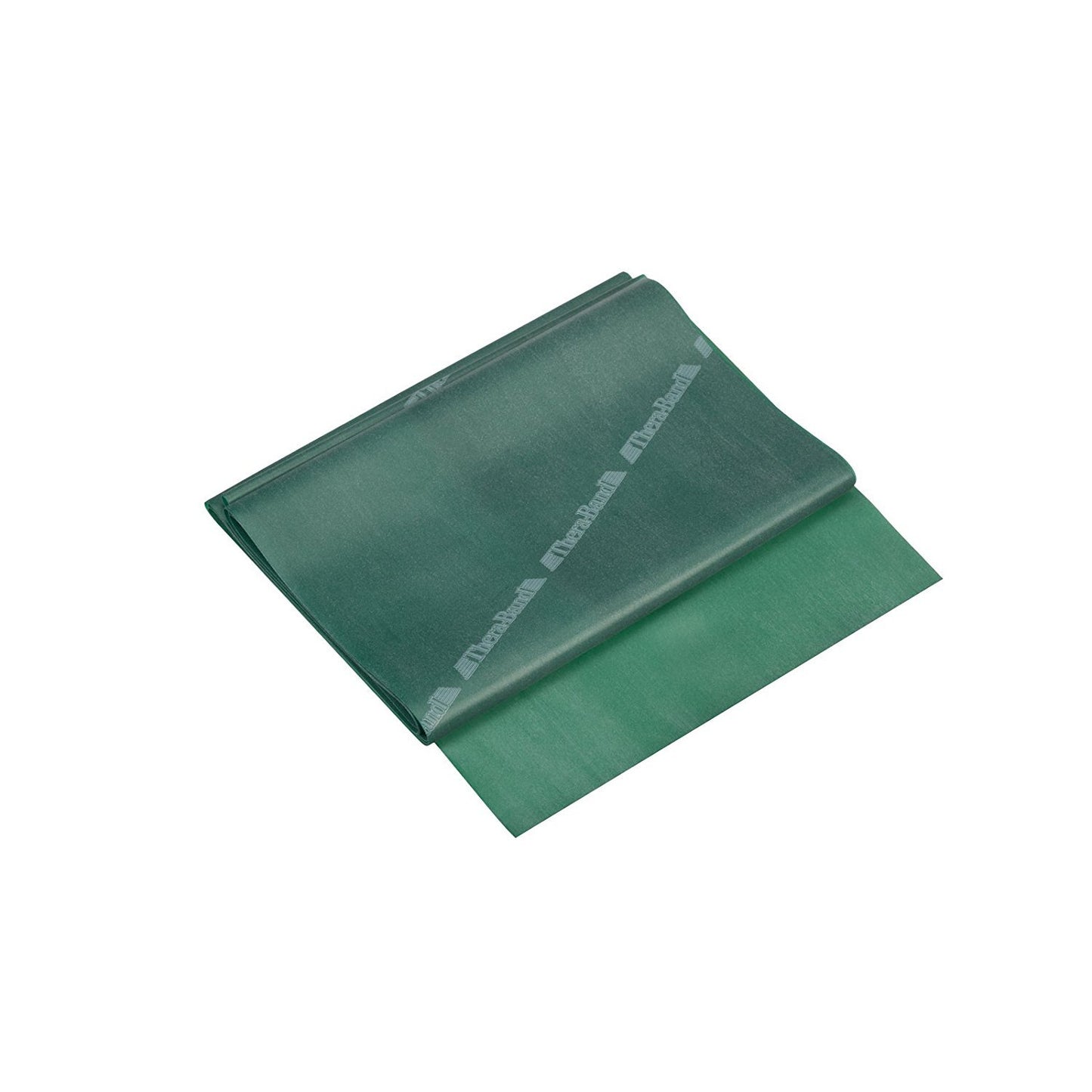 THERABAND Resistance Bands, 5 Foot, 15 Count Professional Latex Elastic Bands For Upper & Lower Body Exercise, Physical Therapy, Pilates, At-Home Workouts, & Rehab, Heavy Green, Intermediate, Level 3