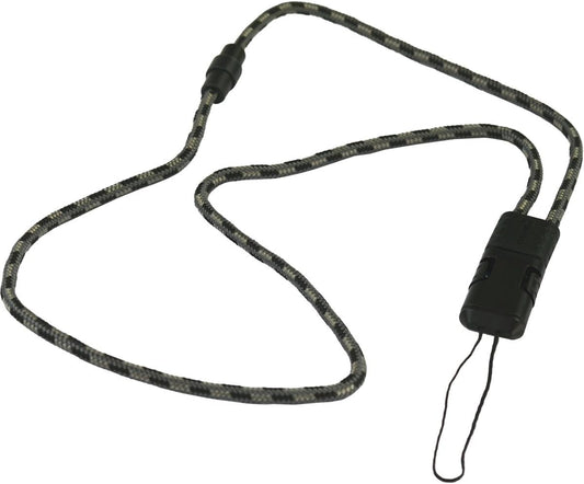 Garmin Quick Release Lanyard, Standard Packaging,Black/Grey,Black/ Grey, Medium