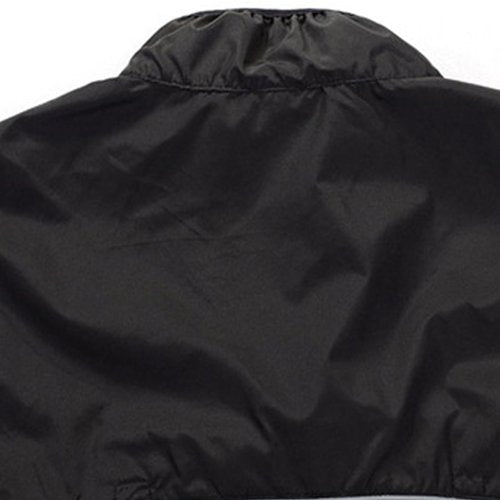 Men's Cycling Bike Jacket Long Sleeve Mountain Running Biking Motorcycle Bicycle Windbreaker Fishing Coats Black