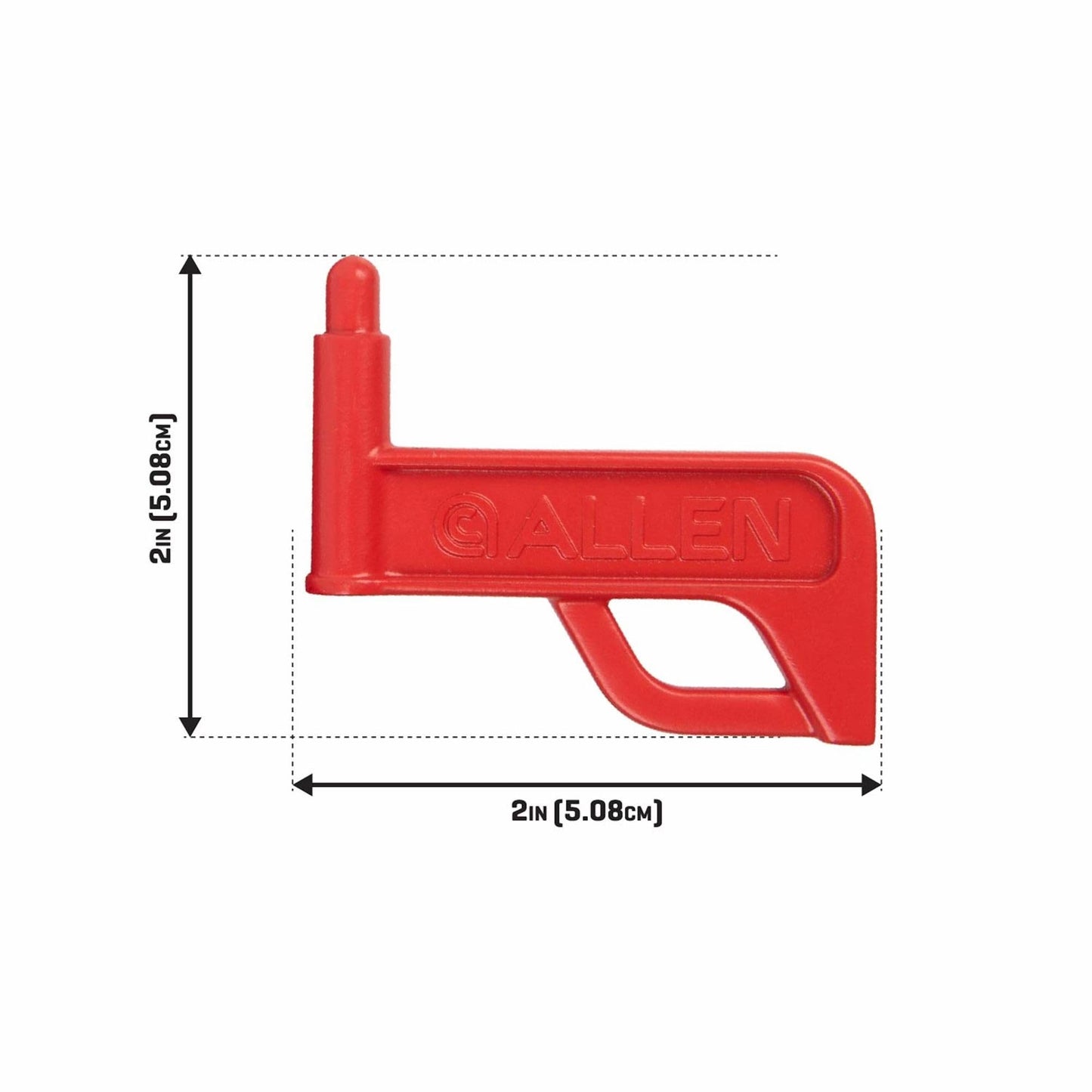 Allen Company Handgun Chamber Safety Flag, 2-Pack, Red