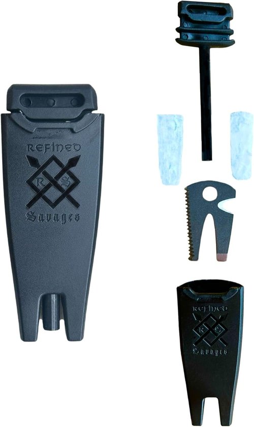 Refined Savages Fire Starter & Kit - for Glock Accessories - Survival Tools - Flint Fire Starter Kit - for Glock 17/19/22/34/35