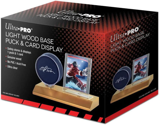 Ultra Pro Puck & Card Light Wood Holder