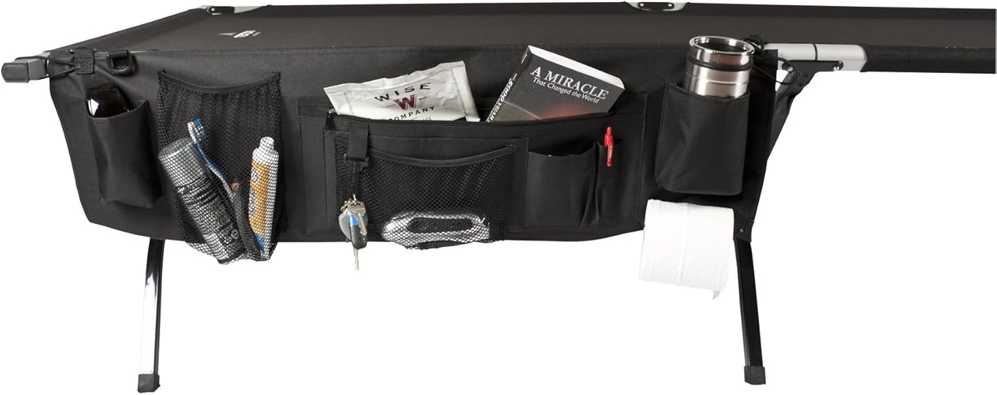 Teton Sports Cot Accessories - Keep Everything Clean, Off The Ground and Handy. Think of It As Your Cot Caddie. These Items Make Cot Camping Even Better.