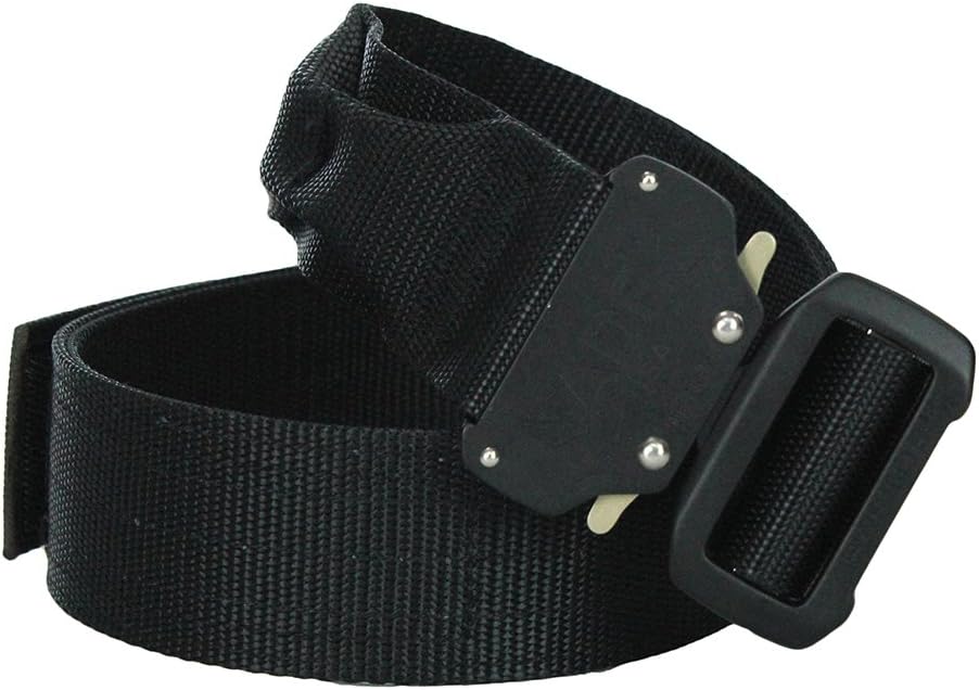 Fusion Tactical Military Riggers Belt Generation II Type A Black Large 38-43"/1.75" Wide