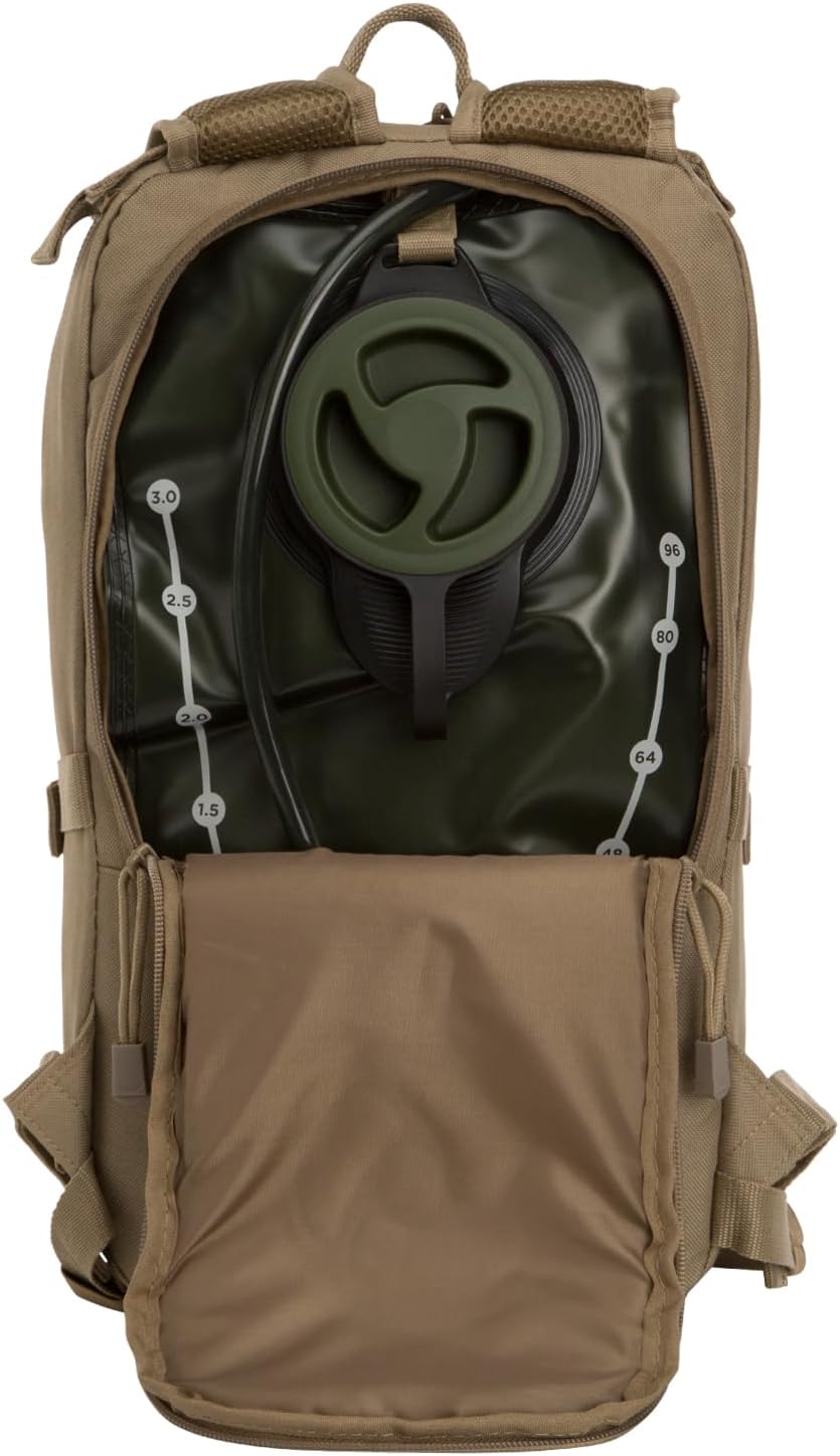 Surge Tactical Hydration Pack by Fieldline | Military Backpack with MOLLE System | Survival Bug Out Bag | 22L Storage Capacity + 3L Reservoir (Digital Sand)