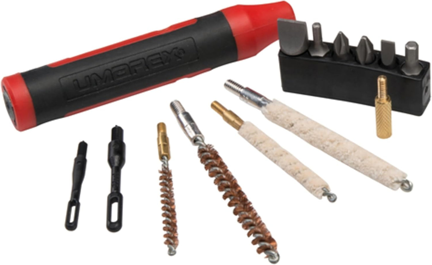 Umarex .177 and .22 Caliber Air Gun Cleaning Kit - Includes Cleaning Rod, Brushes, Mops, Jags, Pads, Driver Set and Thread Adapter