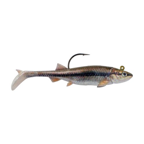 Berkley PowerBait Pre-Rigged Minnotator Fishing Bait, HD Blacknose Shiner, 2.5 in, Irresistible Scent & Flavor, Realistic Profile, Ready-to-Fish, Ideal for Bass, Crappie, Pike and More