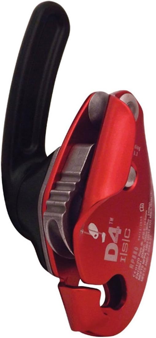 ISC D4 Industrial Descender - Heavy-Duty Rope Descender for Climbing & Rescue