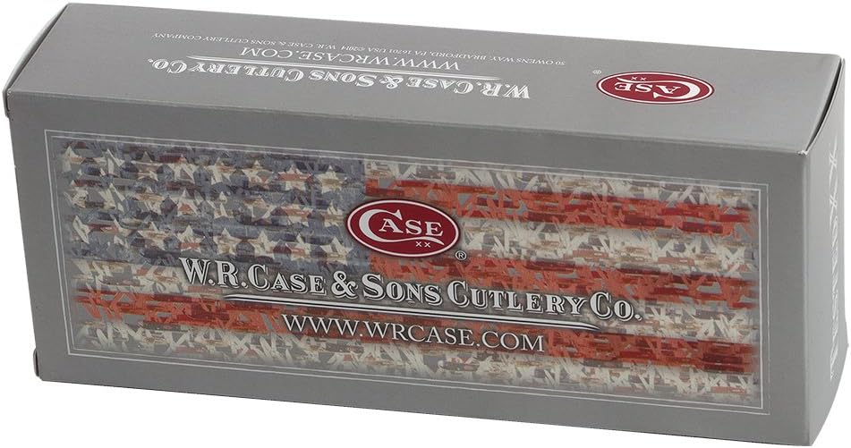 Case WR XX Pocket Knife Fixed Blade Polished Leather Item #379 - (M 3 Finn SS) - Length Closed: 6 1/2 Overall Inches