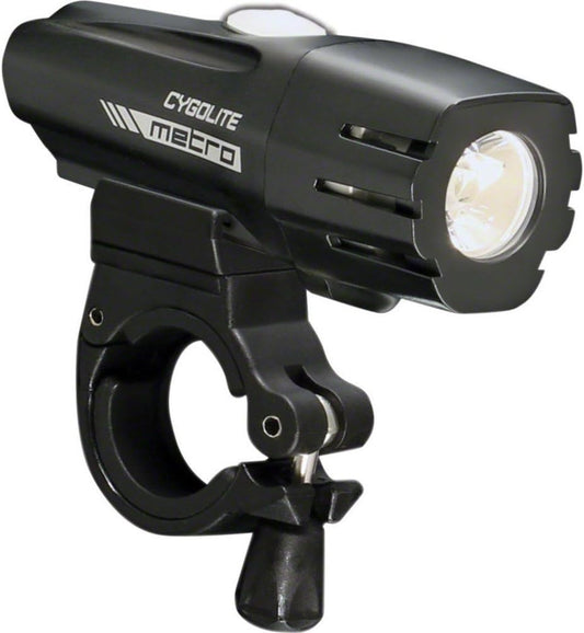 Cygolite Metro 500 USB Rechargeable Bike Light, Powerful 500 Lumen Bicycle Headlight for Road Cycling and Commuters, 6 Different Lighting Modes for Day and Night Safety.