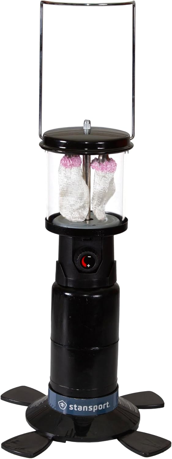 Stansport Compact Single Mantle Propane Lantern (172), Black