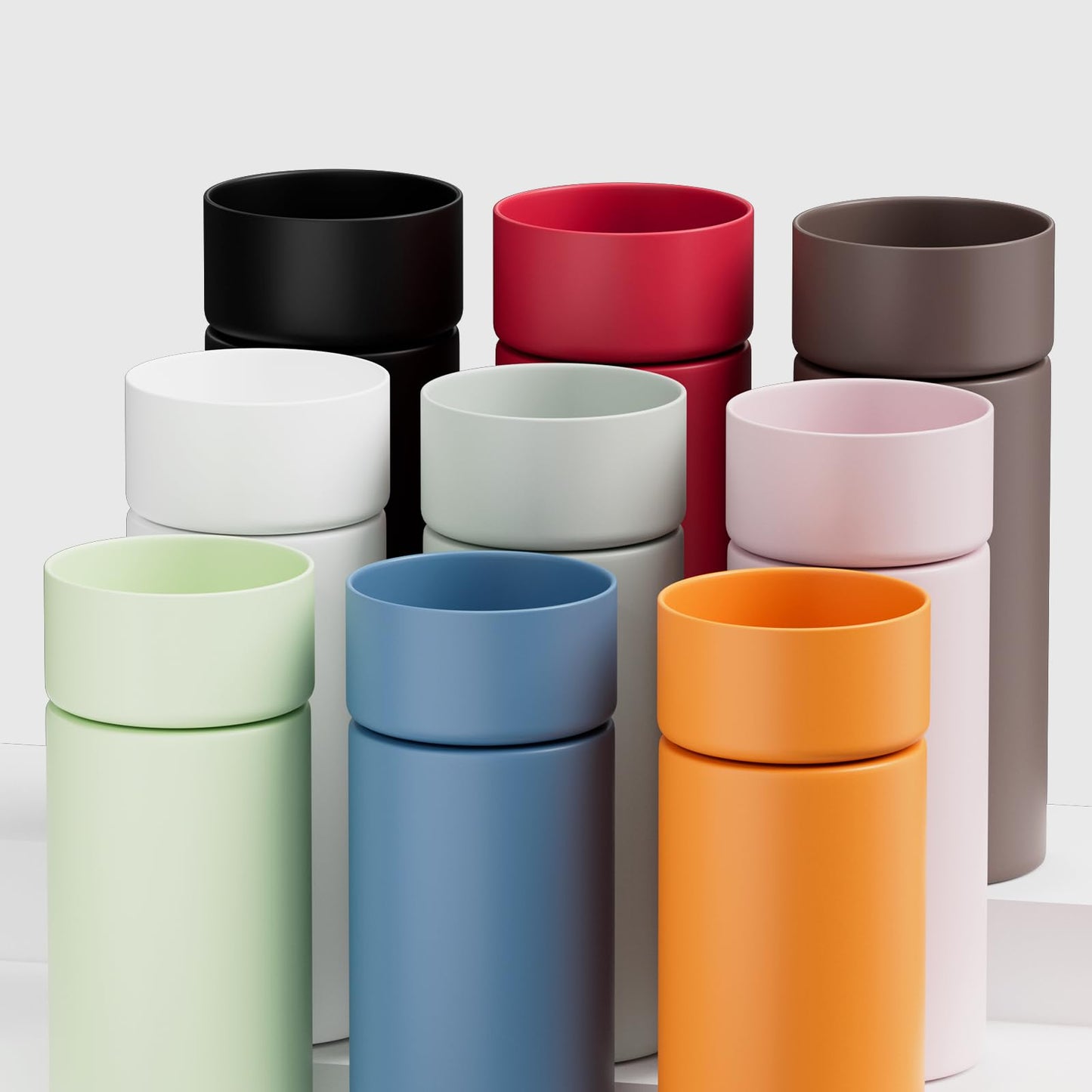 Affute Silicone Boot for Owala Water Bottle 24 oz, Anti-Slip Protective Sleeve for FreeSip/Twist/Flip Water Bottles, BPA Free, Bottom Bumper Cover Protects Water Bottles from Scratches (Brown)