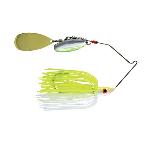 Luck E Strike Hydra-Vibe 3/4 Ounce Spinnerbait with High Vibration Custom Blades for High Frequency Pulse