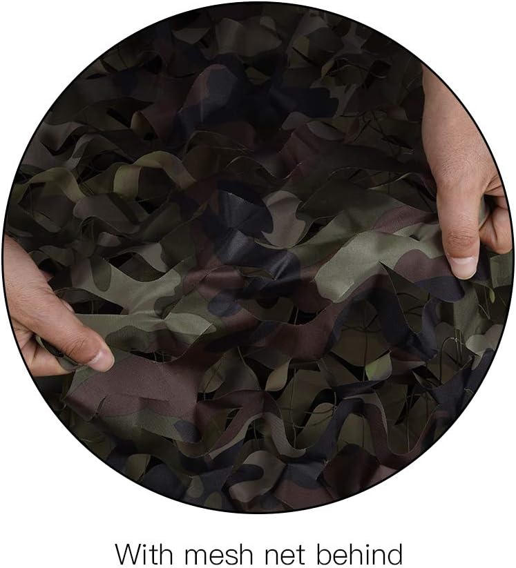 HYOUT Camo Netting Camouflage Net Bulk Roll for Hunting Blinds Ghillie Sunshade, Camping, Military Party Decoration