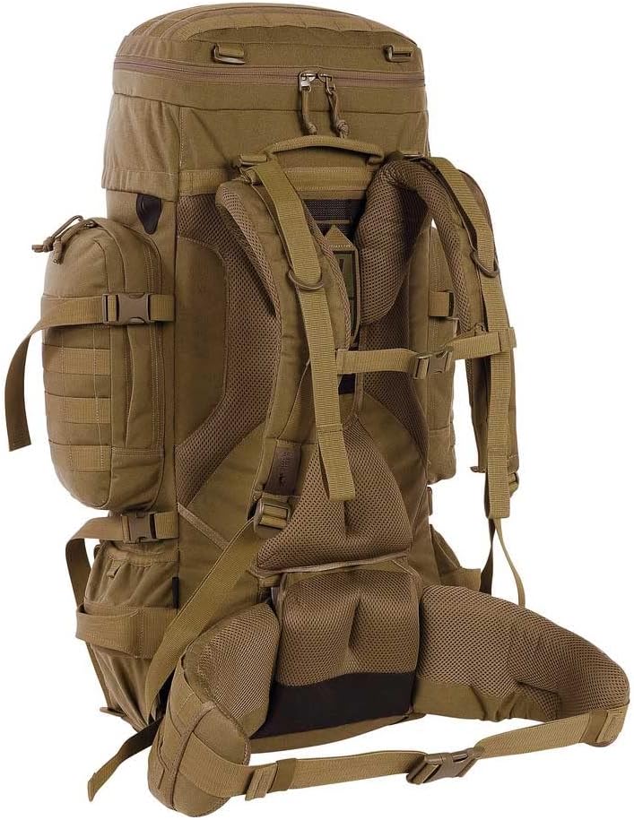 Tasmanian Tiger MKIII Tactical Backpack - 52L with MOLLE System & Detachable Hip Strap, Black