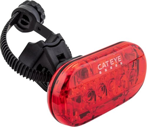 CATEYE Omni 5 Bike Safety Light – IPX4 Waterproof 5 LED Safety Light with 360° Visibility, Multiple Flashing Modes, AAA Battery, 200+ Hour Runtime, Fits Road, Urban, MTB & Kids Bikes